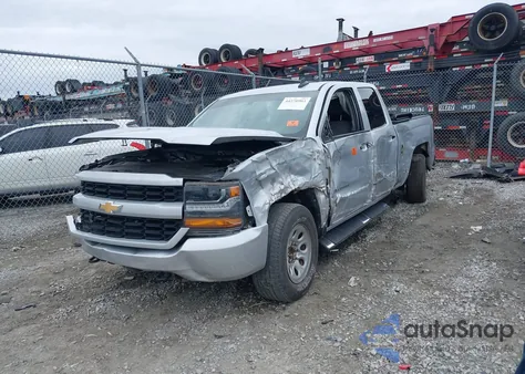 2018 Chevrolet Silverado 1500 Custom из США, поврежденный, VIN 1GCRCPEC0JZ260079